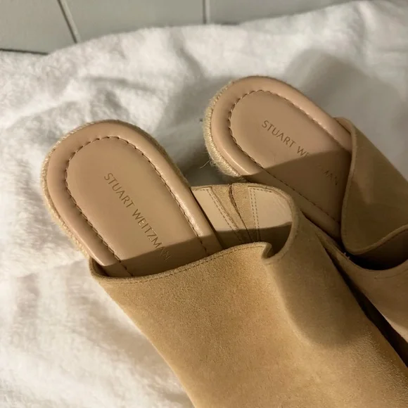 Stuart Weitzman Espadrille Wedge Sandals - Picture 4 of 9